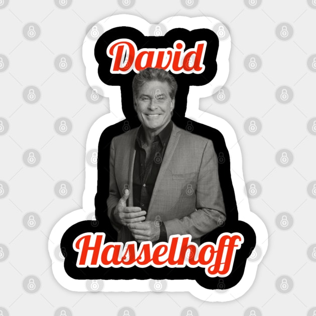 David Hasselhoff Sticker by chelinbroga